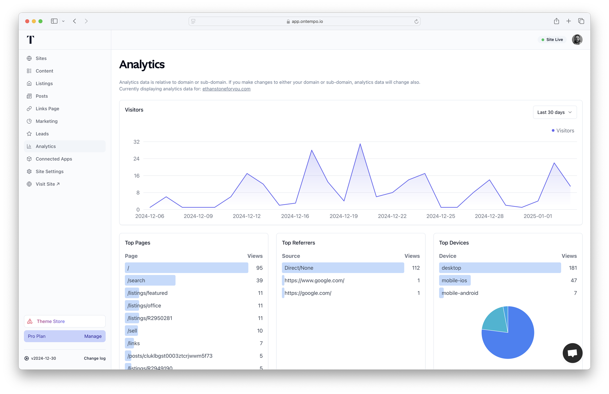 Analytics