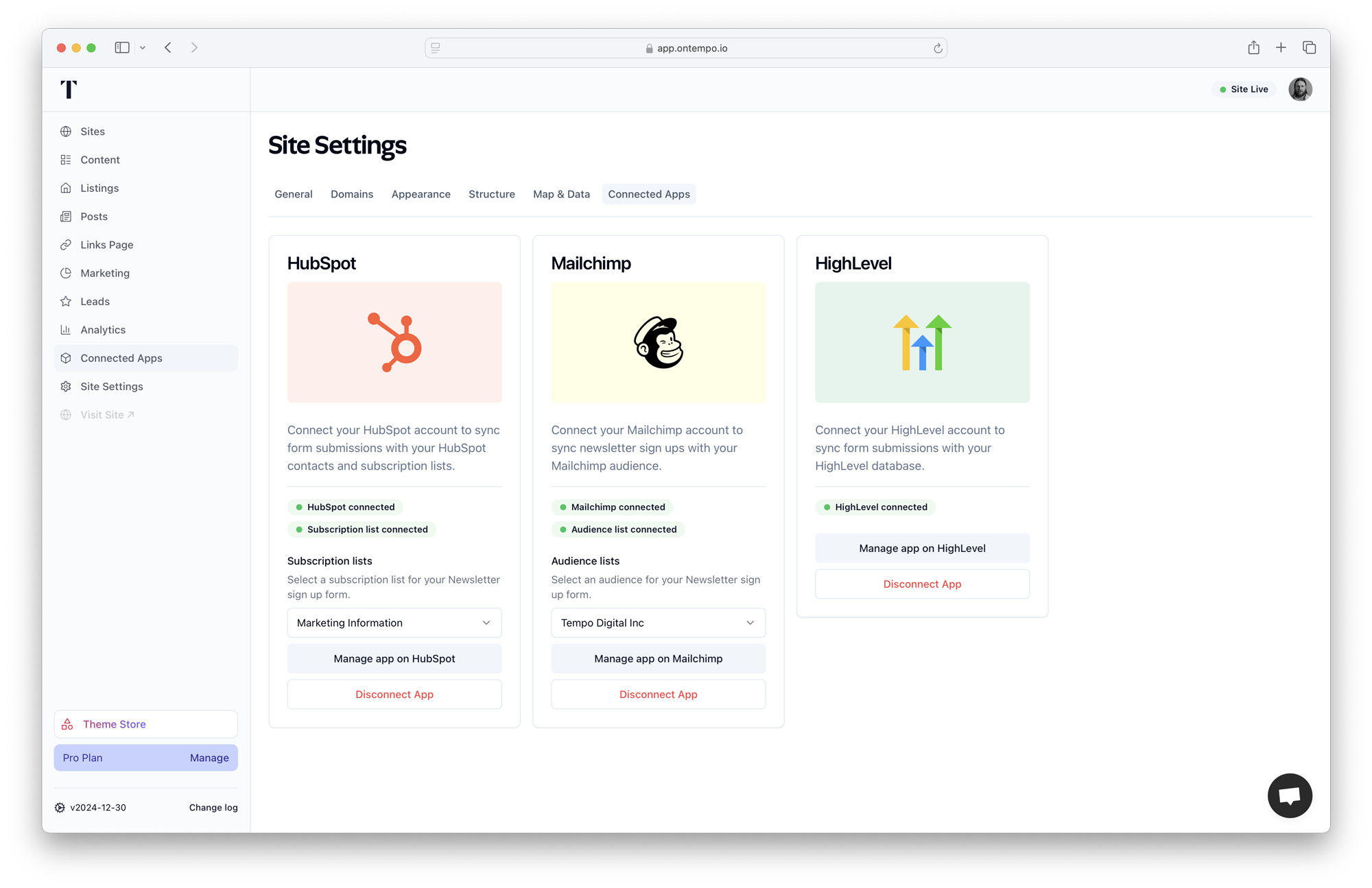 Integrations